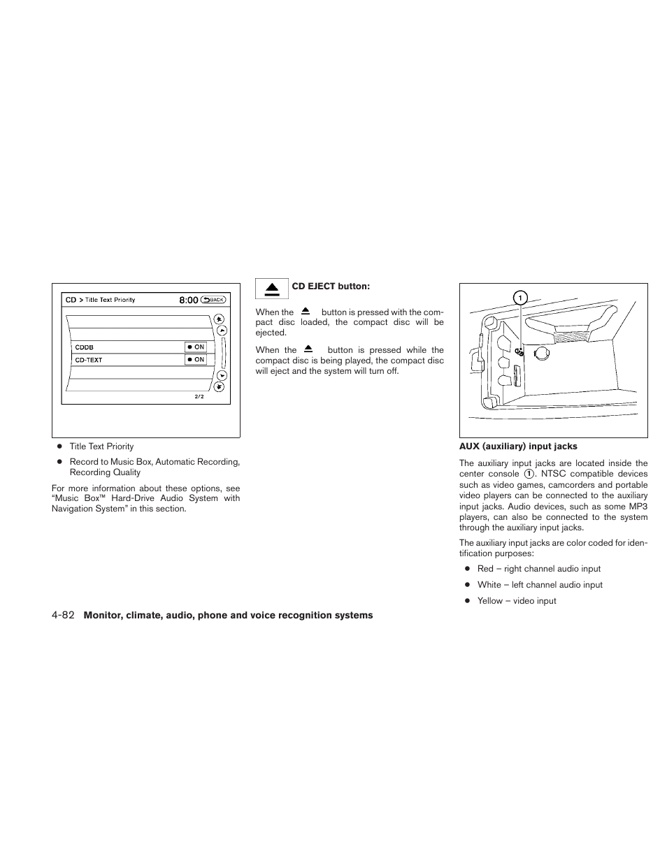 NISSAN 2010 Maxima User Manual | Page 242 / 457