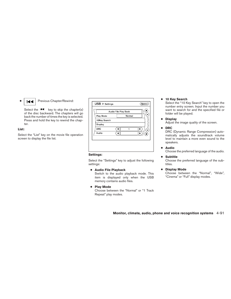 NISSAN 2010 Maxima User Manual | Page 251 / 457