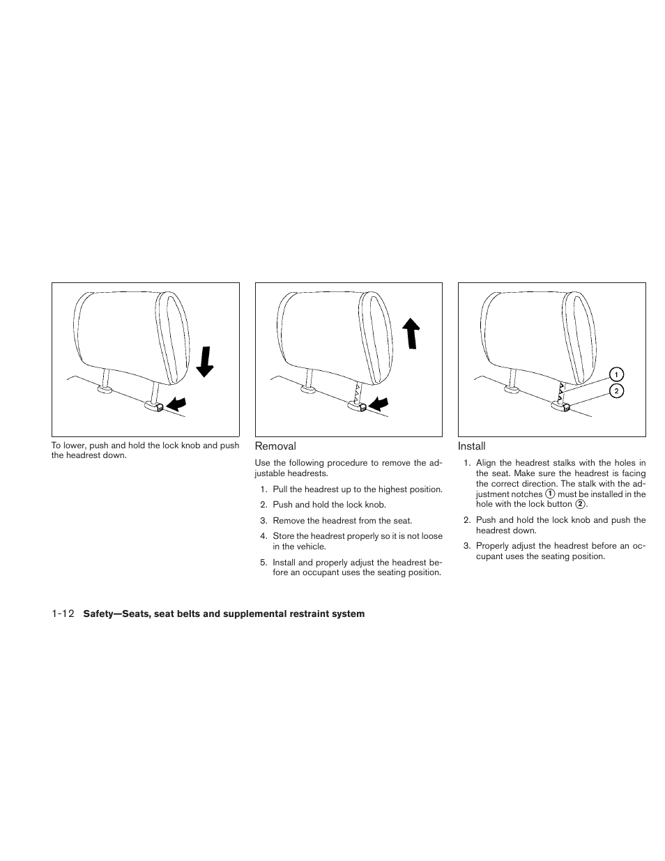 NISSAN 2010 Maxima User Manual | Page 28 / 457