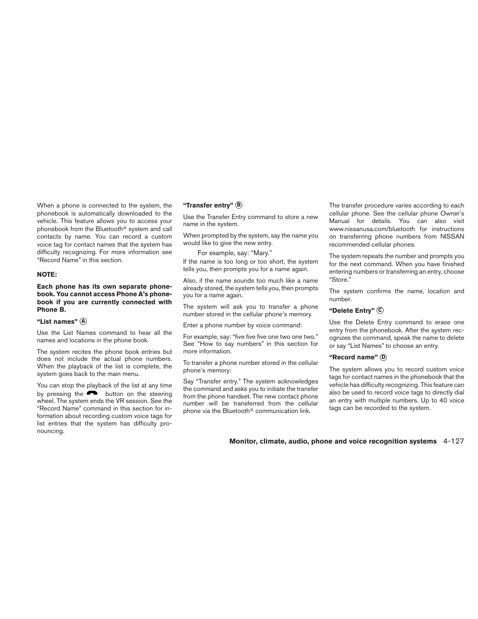 NISSAN 2010 Maxima User Manual | Page 287 / 457