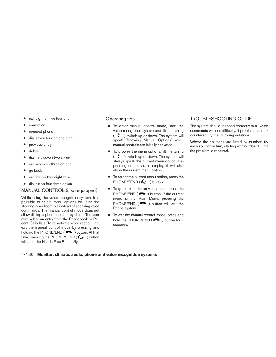 NISSAN 2010 Maxima User Manual | Page 290 / 457