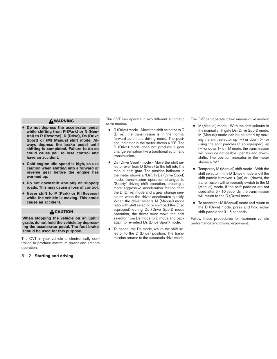 NISSAN 2010 Maxima User Manual | Page 340 / 457