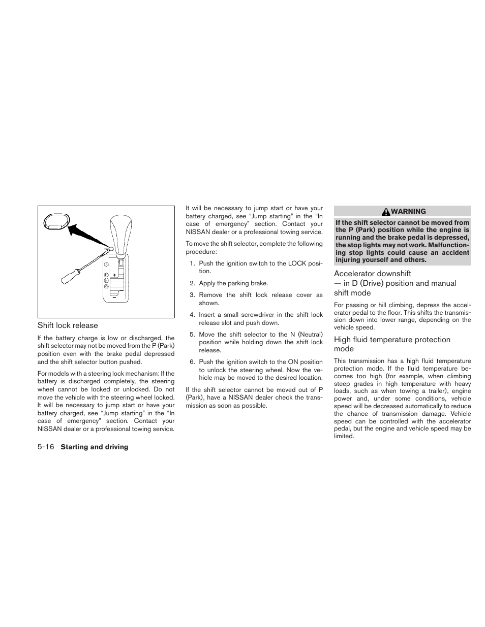 NISSAN 2010 Maxima User Manual | Page 344 / 457