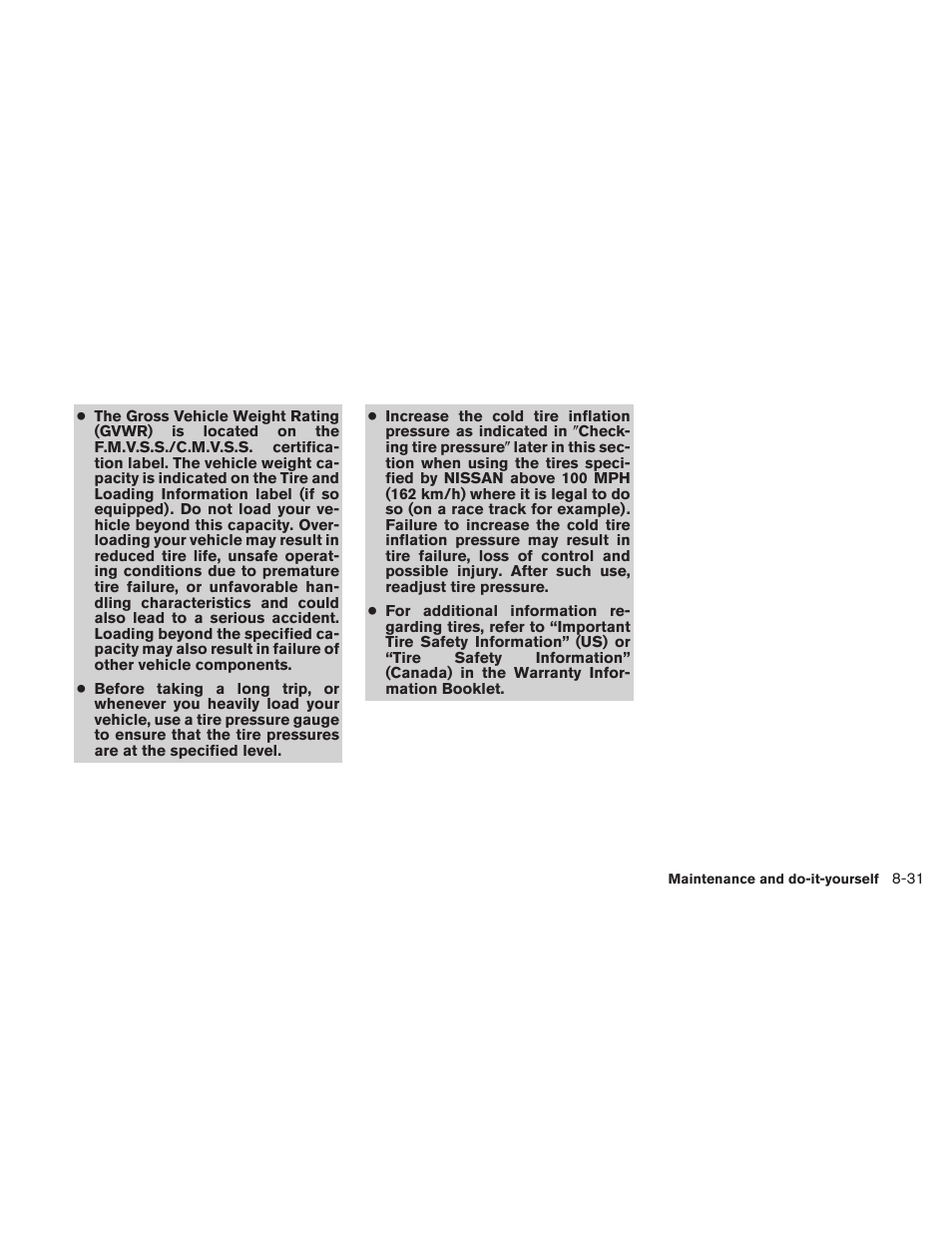 NISSAN 2010 Maxima User Manual | Page 409 / 457