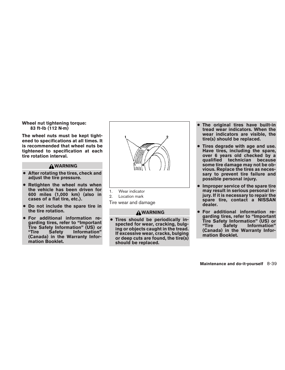 NISSAN 2010 Maxima User Manual | Page 417 / 457