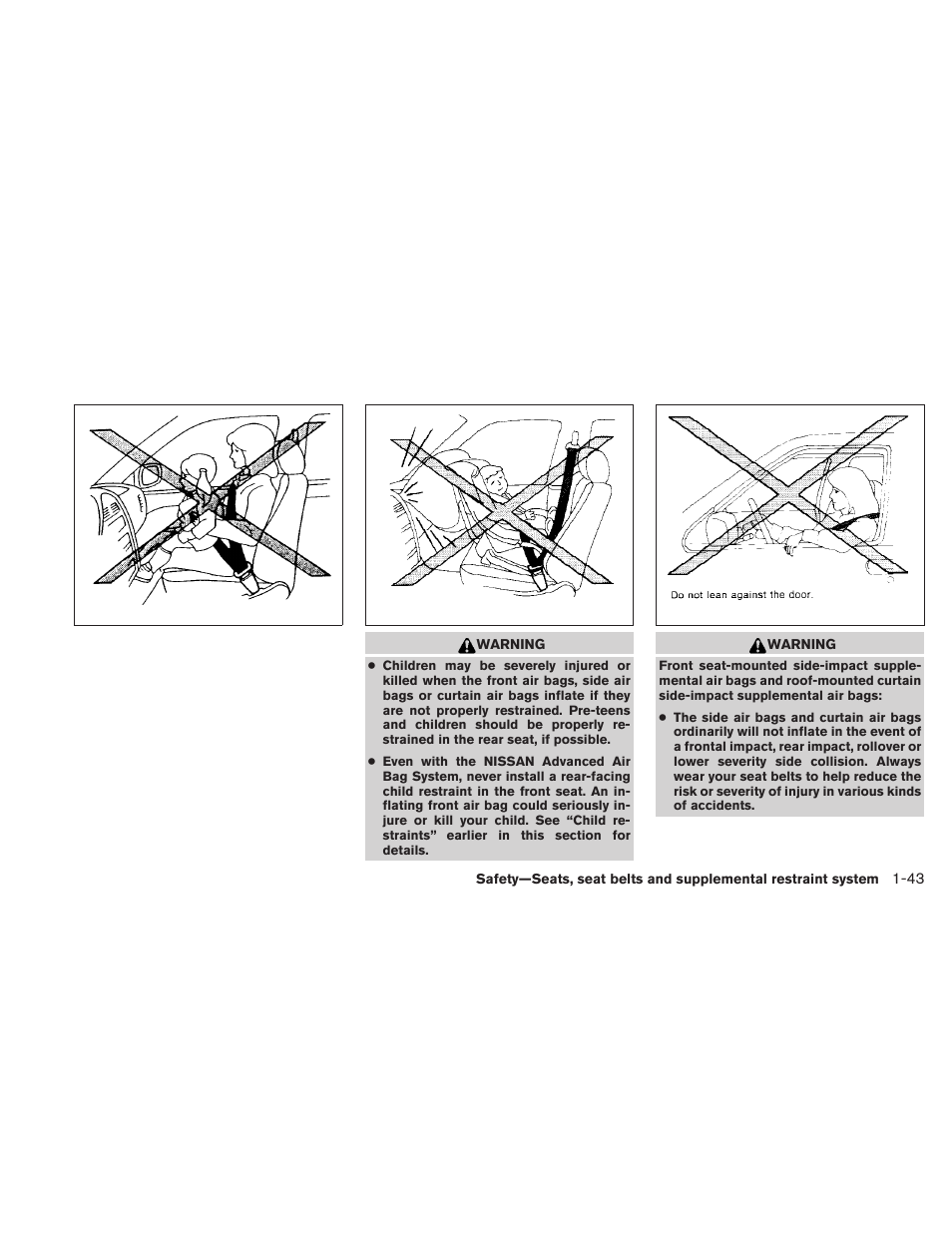 NISSAN 2010 Maxima User Manual | Page 59 / 457