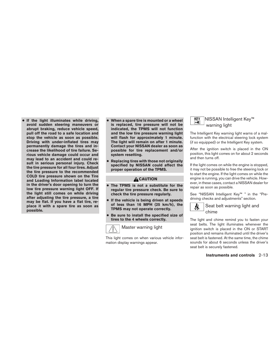 NISSAN 2010 Maxima User Manual | Page 85 / 457