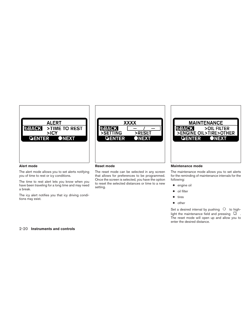 NISSAN 2010 Maxima User Manual | Page 92 / 457