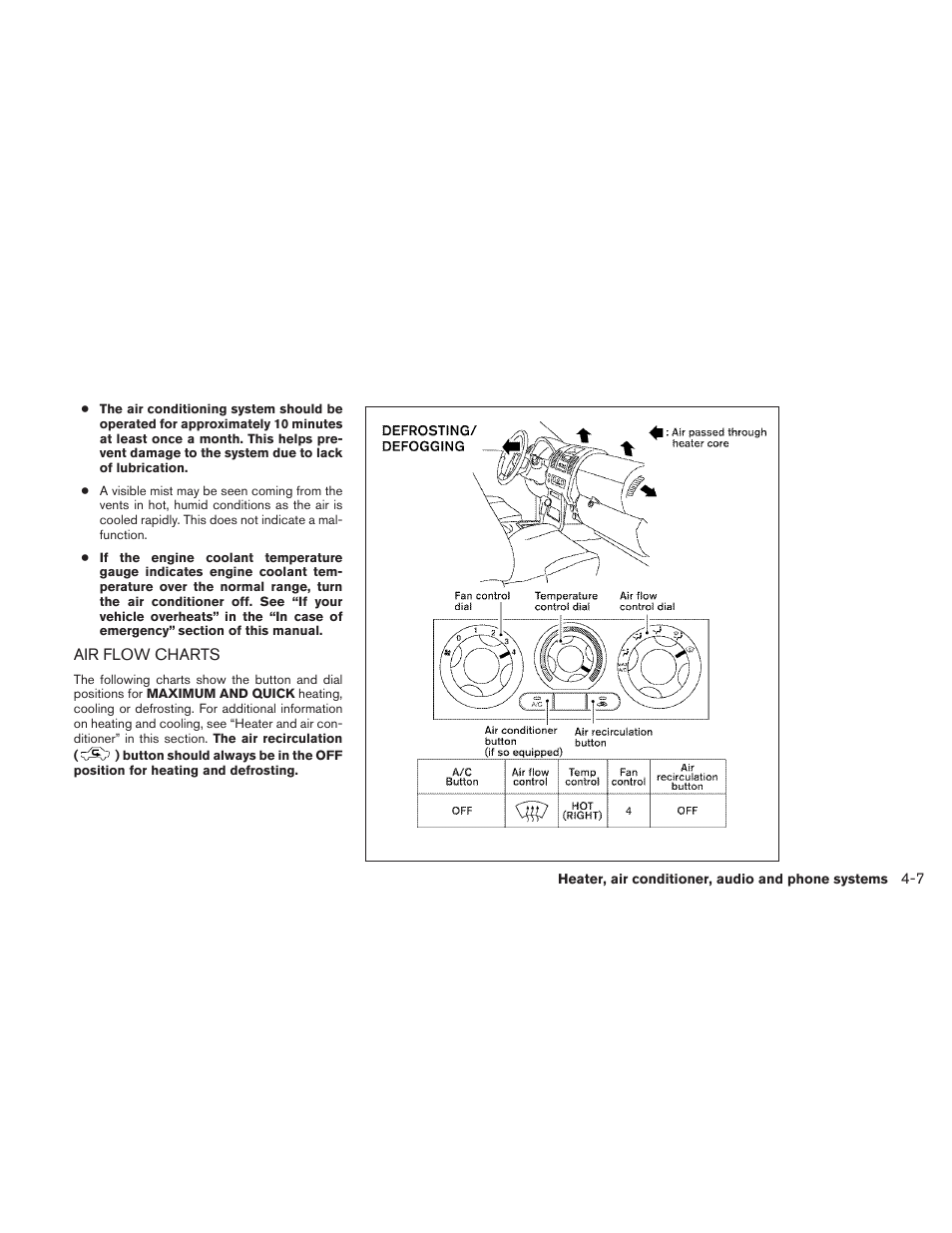 Air flow charts -7 | NISSAN 2010 Frontier User Manual | Page 173 / 373