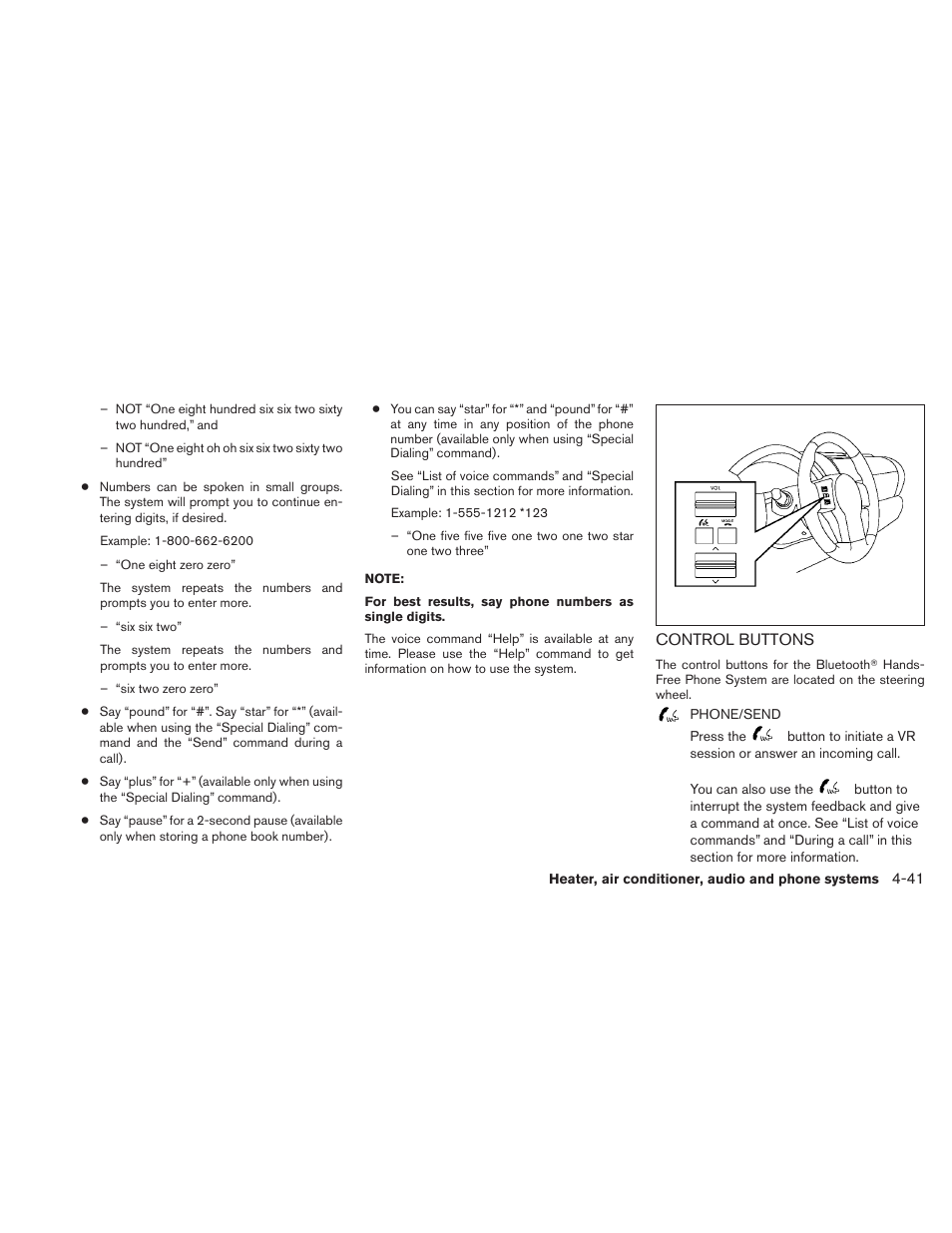 Control buttons -41 | NISSAN 2010 Frontier User Manual | Page 207 / 373