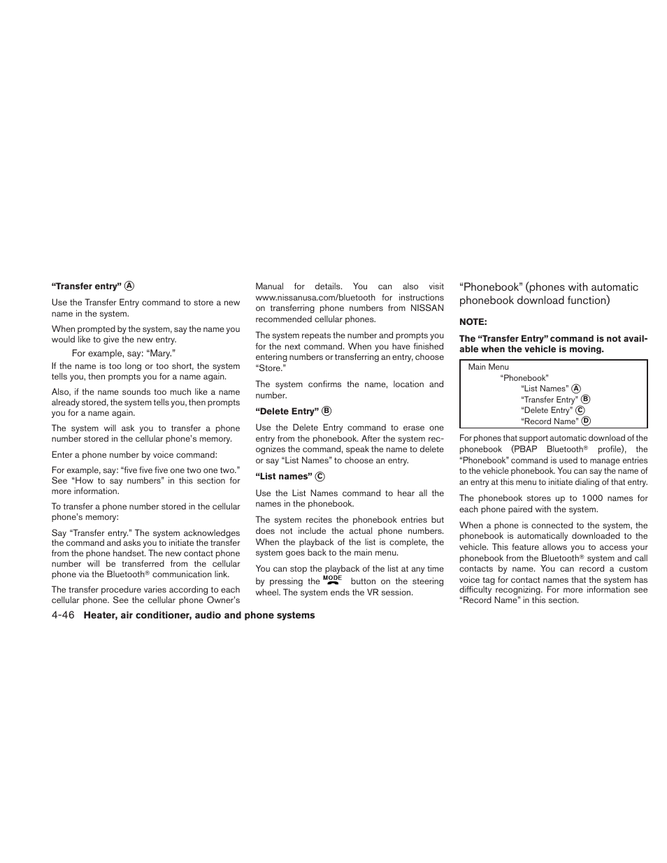 NISSAN 2010 Frontier User Manual | Page 212 / 373