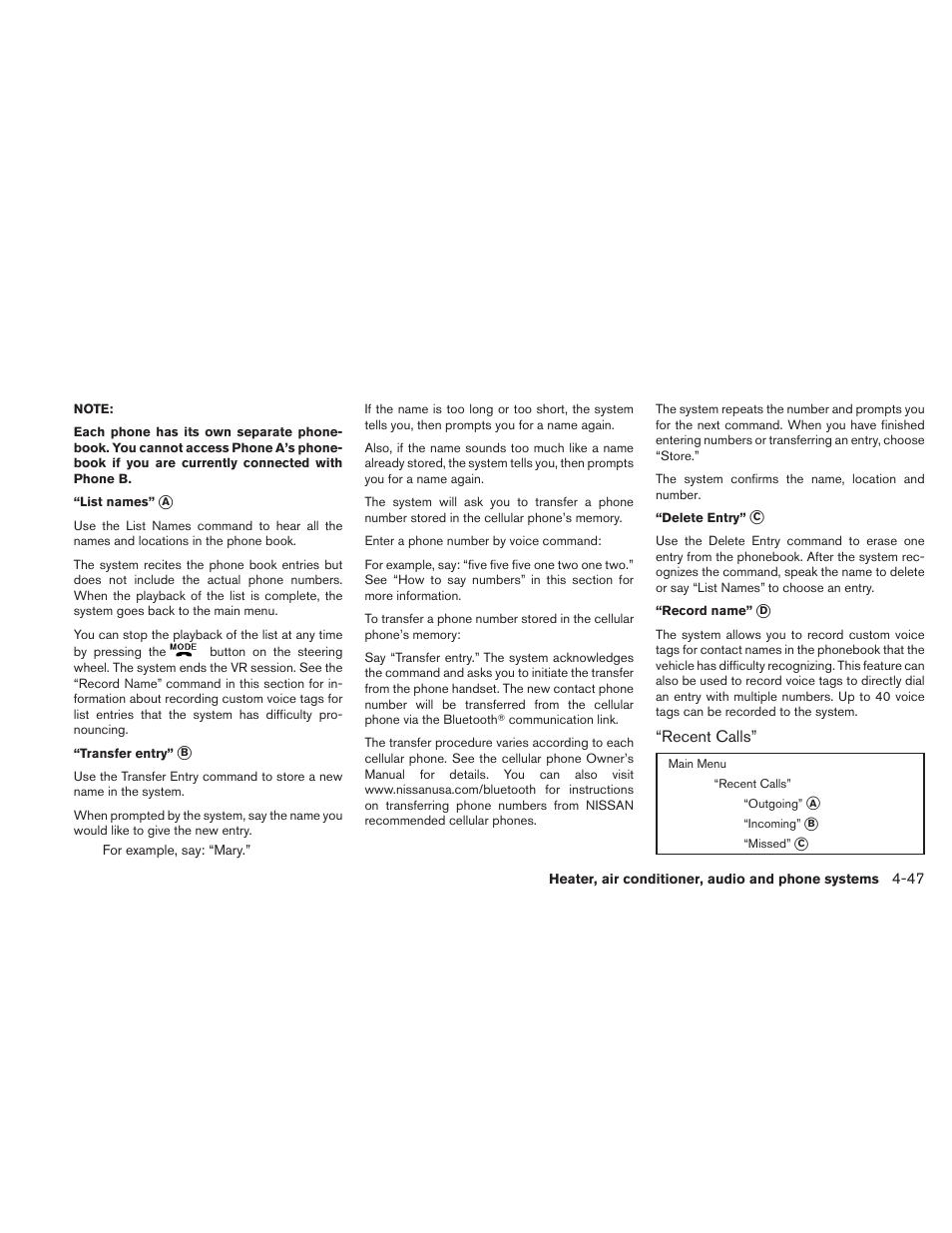 NISSAN 2010 Frontier User Manual | Page 213 / 373