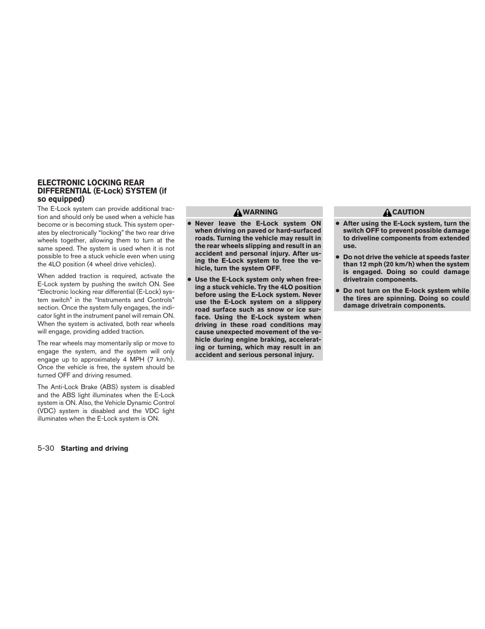If so equipped) -30 | NISSAN 2010 Frontier User Manual | Page 248 / 373