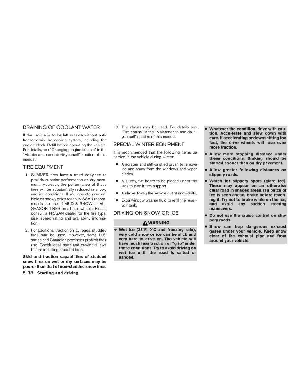 NISSAN 2010 Frontier User Manual | Page 256 / 373