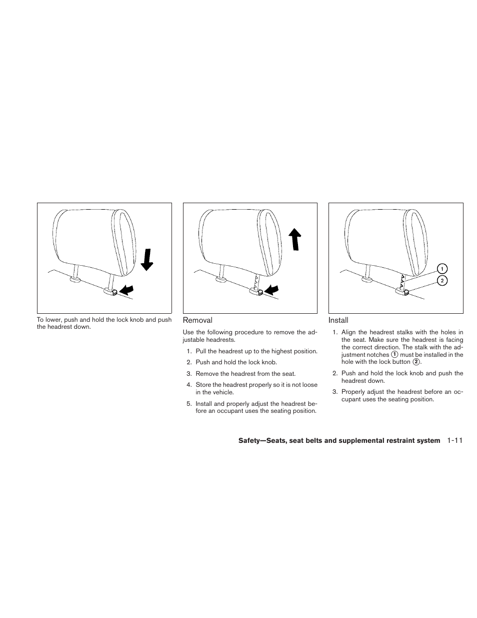 NISSAN 2010 Frontier User Manual | Page 29 / 373