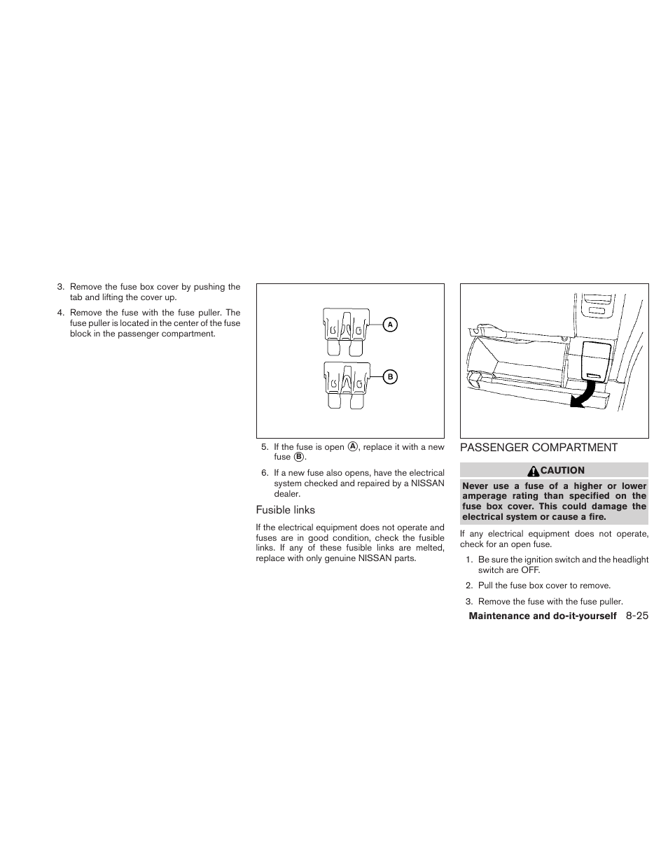 Passenger compartment -25 | NISSAN 2010 Frontier User Manual | Page 305 / 373