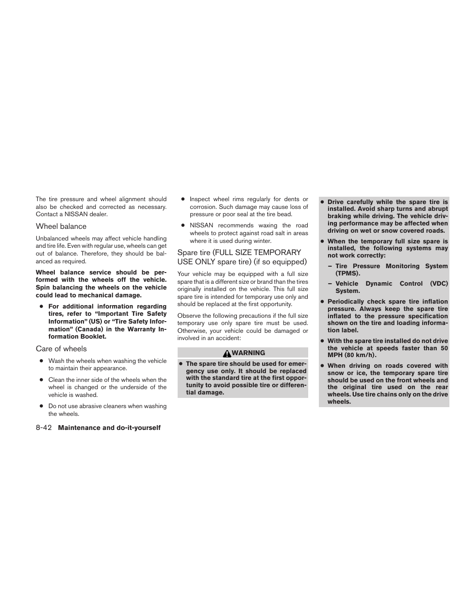 NISSAN 2010 Frontier User Manual | Page 322 / 373