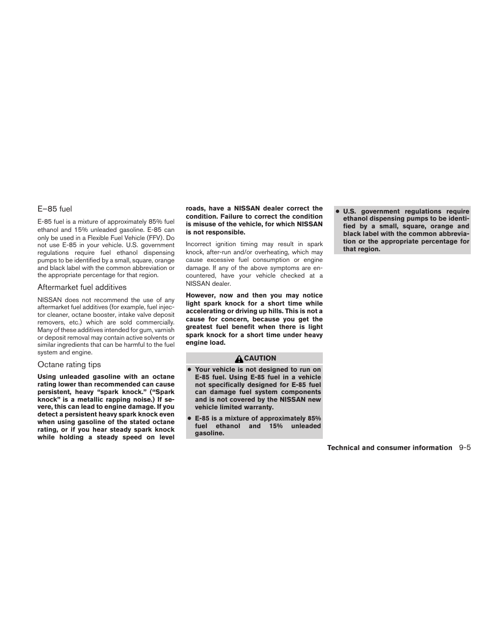 NISSAN 2010 Frontier User Manual | Page 329 / 373