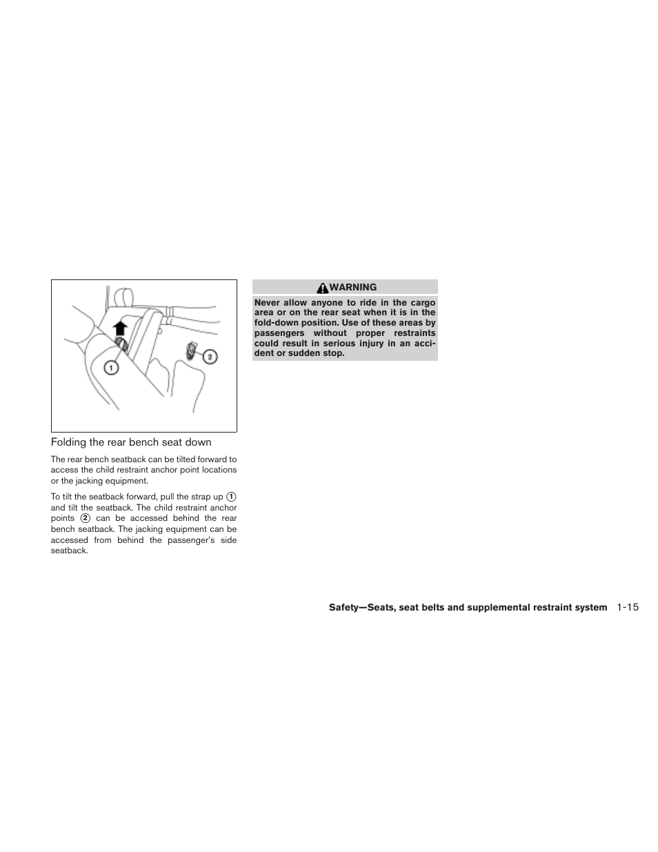 NISSAN 2010 Frontier User Manual | Page 33 / 373