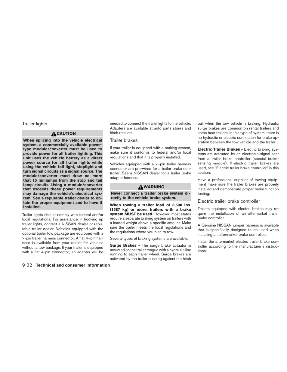 NISSAN 2010 Frontier User Manual | Page 356 / 373