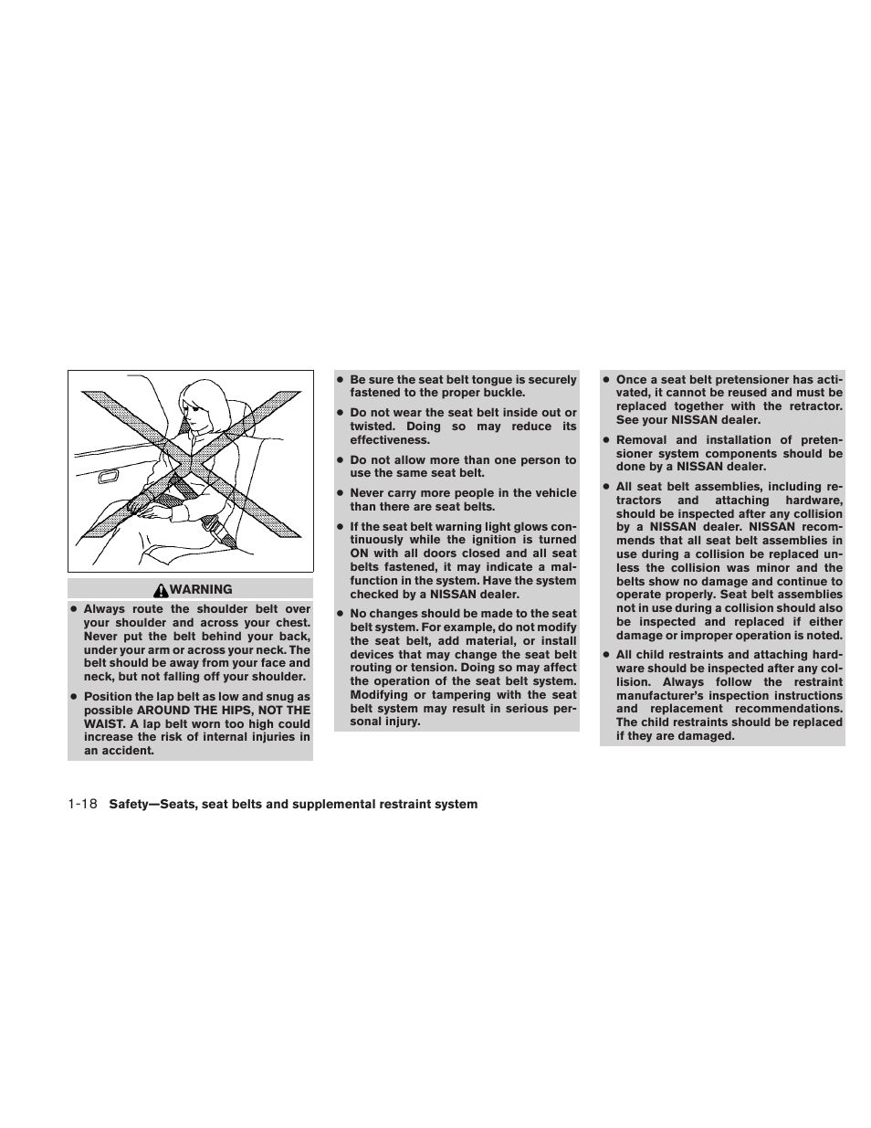 NISSAN 2010 Frontier User Manual | Page 36 / 373