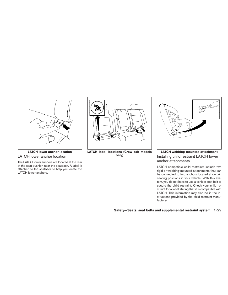NISSAN 2010 Frontier User Manual | Page 47 / 373
