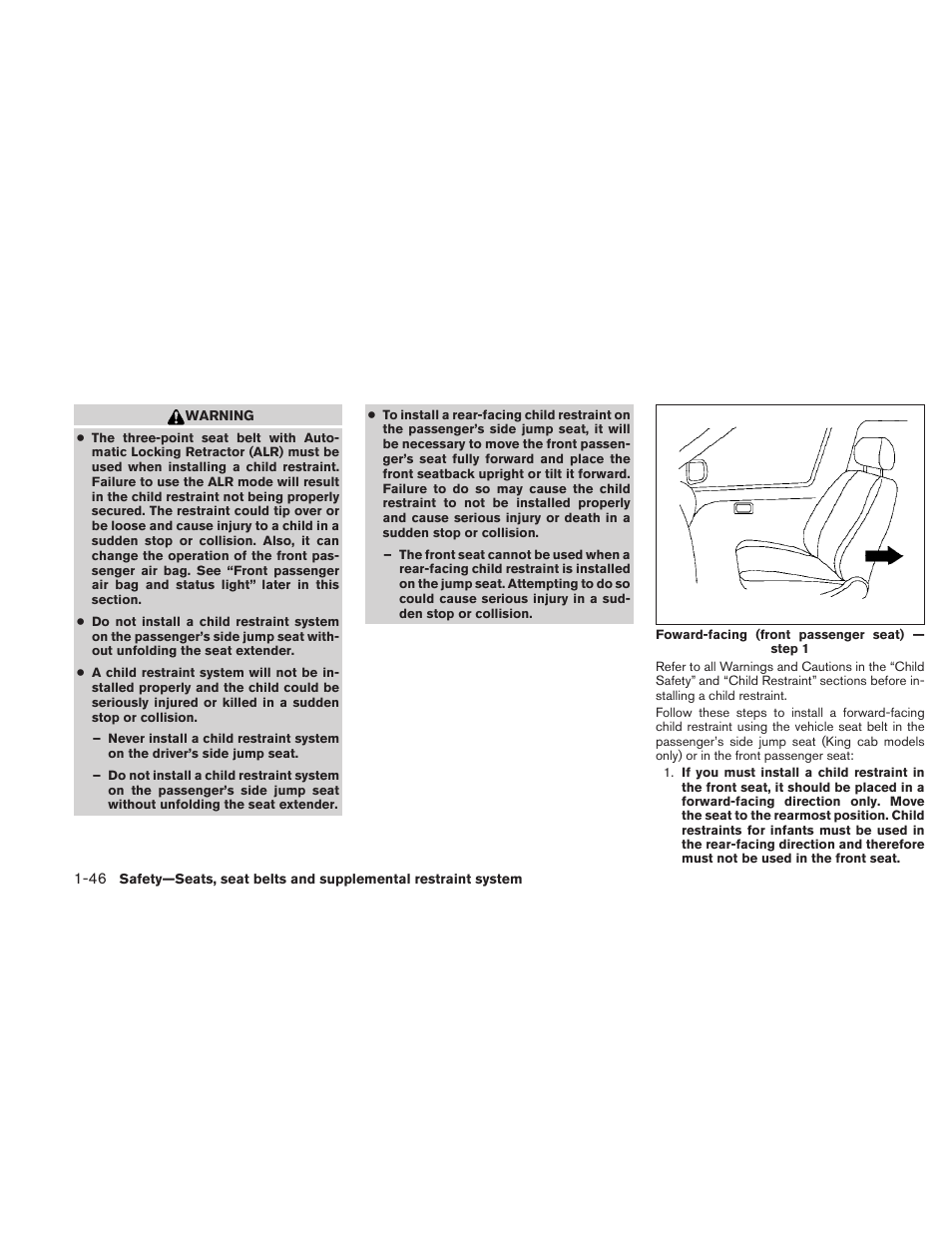 NISSAN 2010 Frontier User Manual | Page 64 / 373
