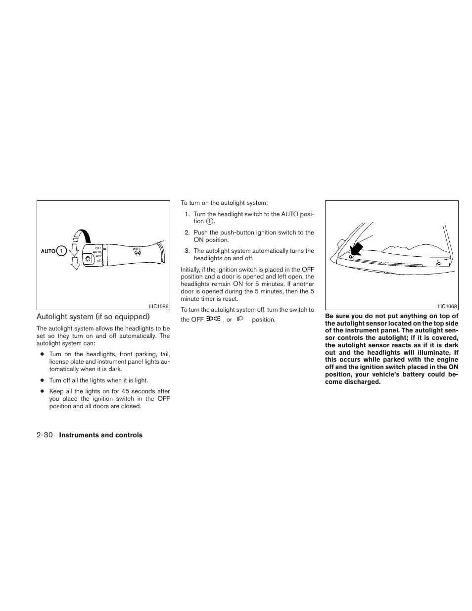 NISSAN 2010 Altima User Manual | Page 107 / 438