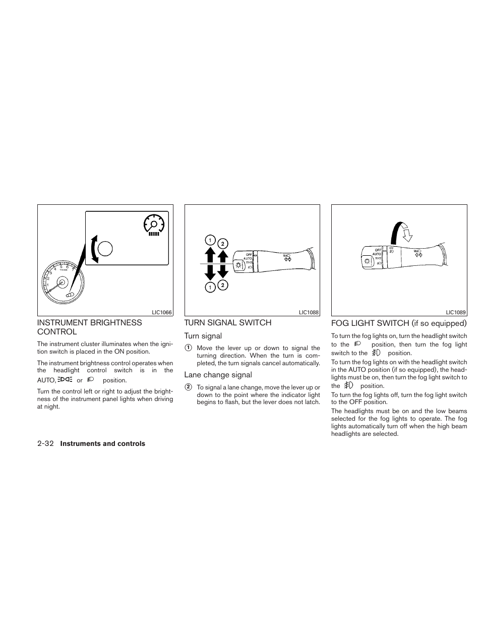 NISSAN 2010 Altima User Manual | Page 109 / 438