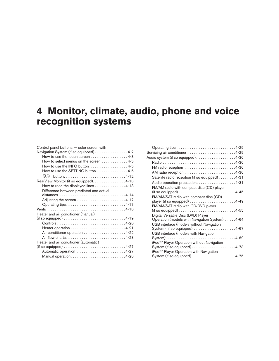 NISSAN 2010 Altima User Manual | Page 161 / 438