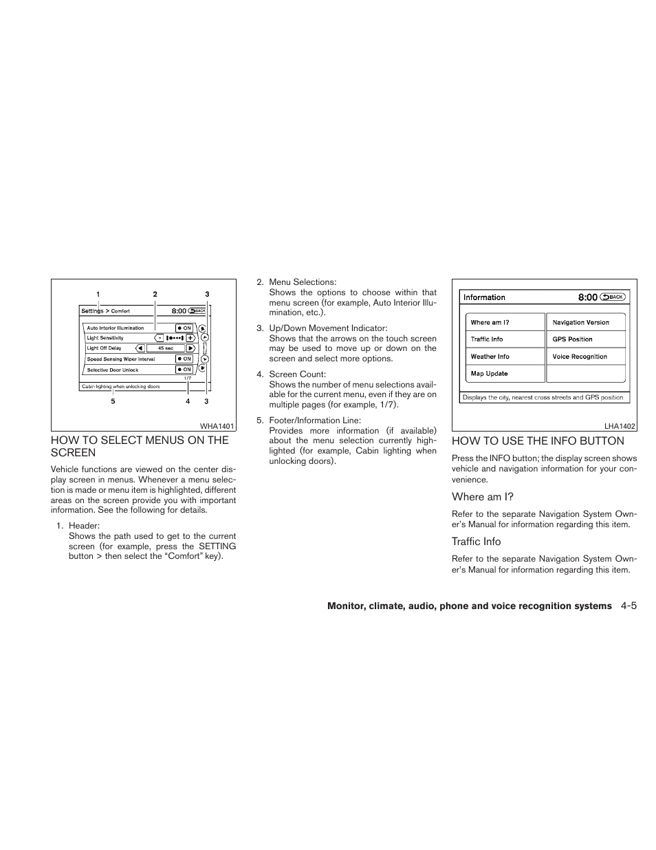 NISSAN 2010 Altima User Manual | Page 166 / 438