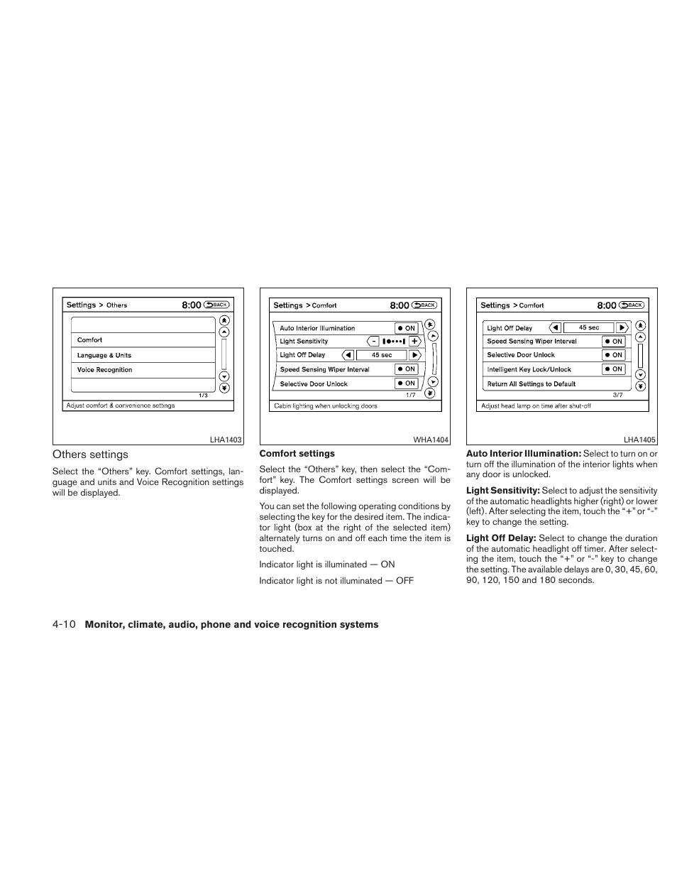 NISSAN 2010 Altima User Manual | Page 171 / 438