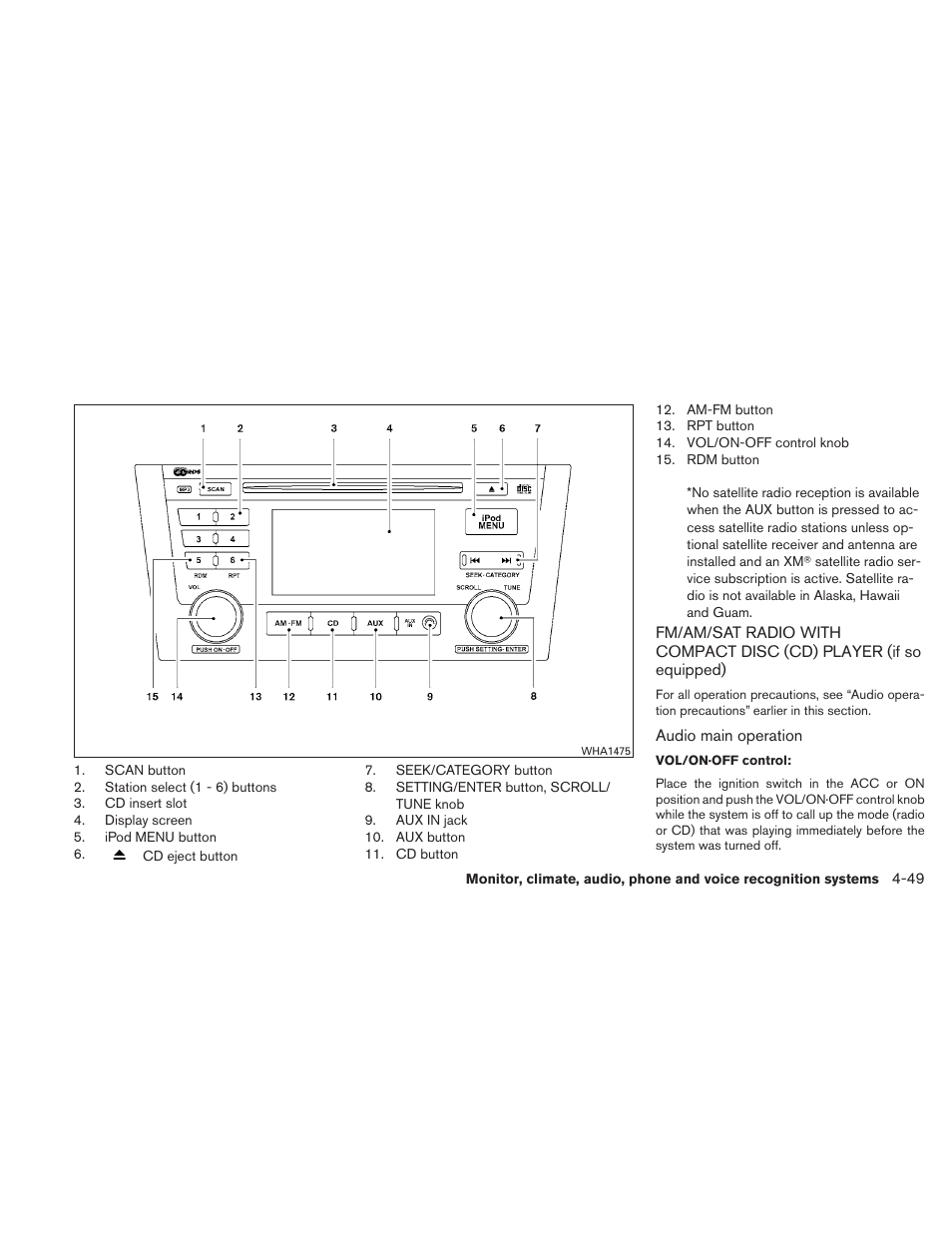 NISSAN 2010 Altima User Manual | Page 210 / 438