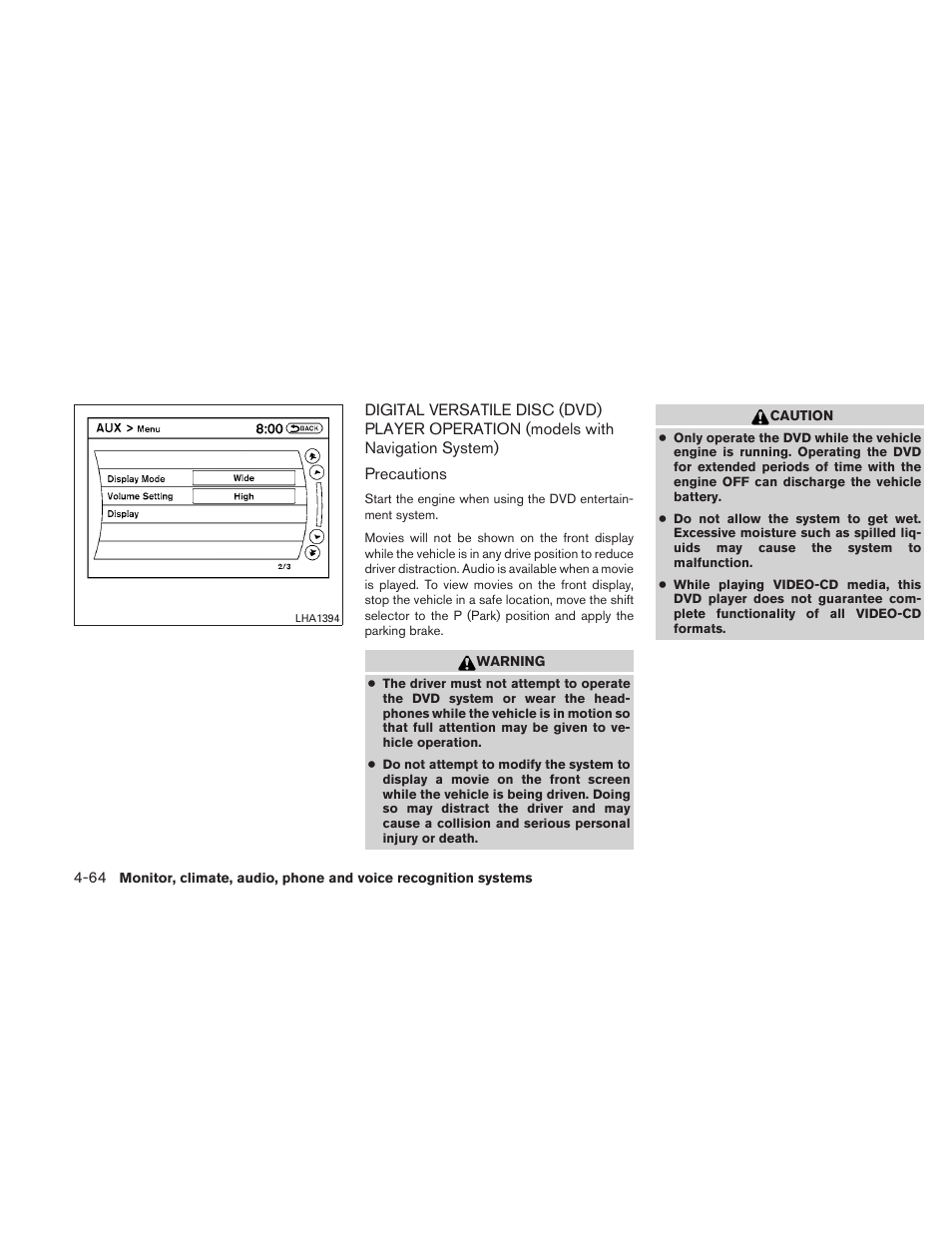 NISSAN 2010 Altima User Manual | Page 225 / 438