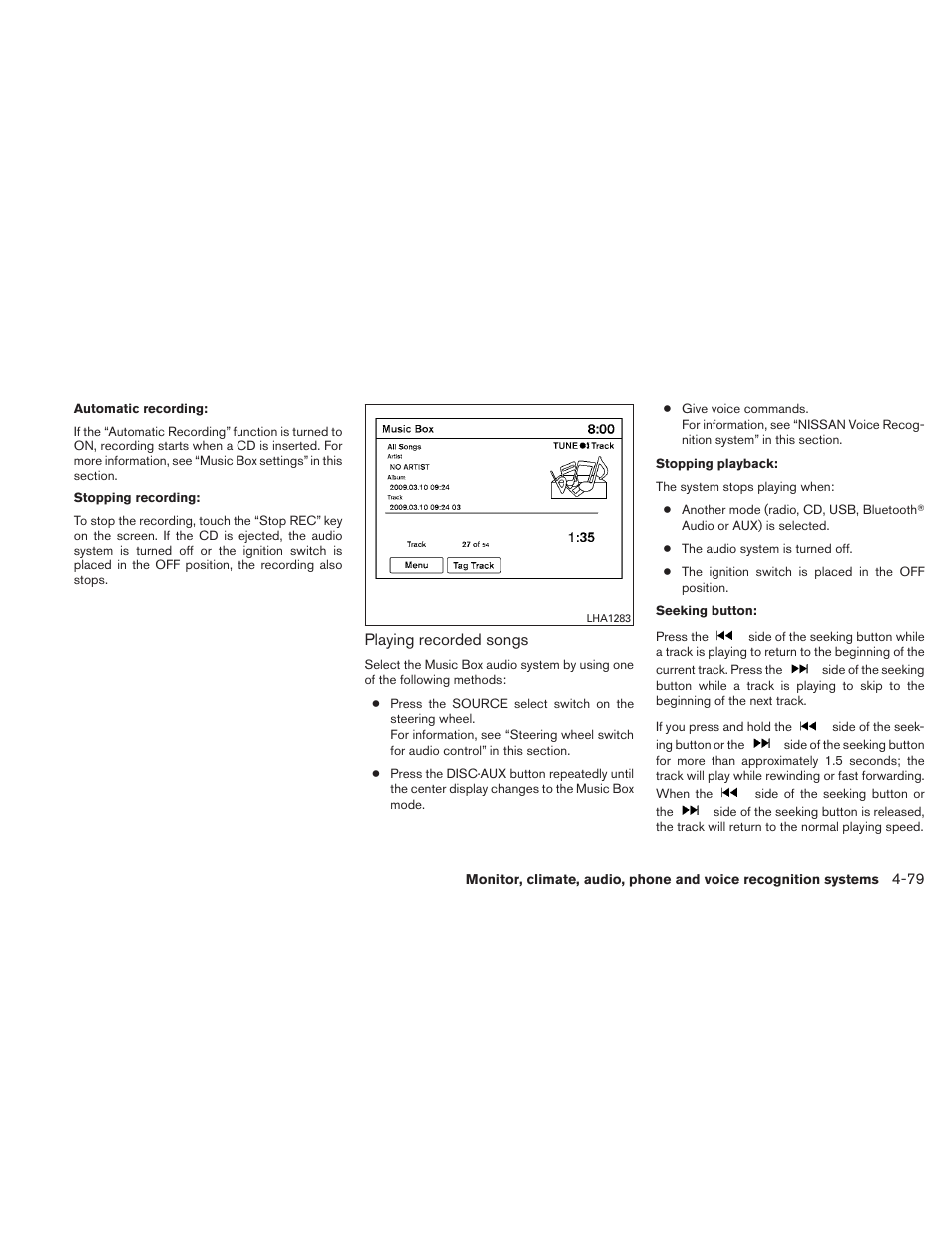 NISSAN 2010 Altima User Manual | Page 240 / 438