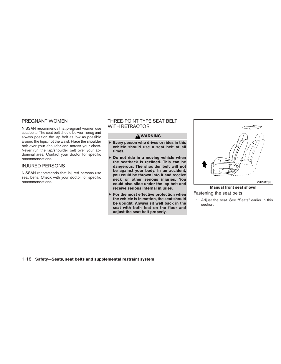 NISSAN 2010 Altima User Manual | Page 37 / 438