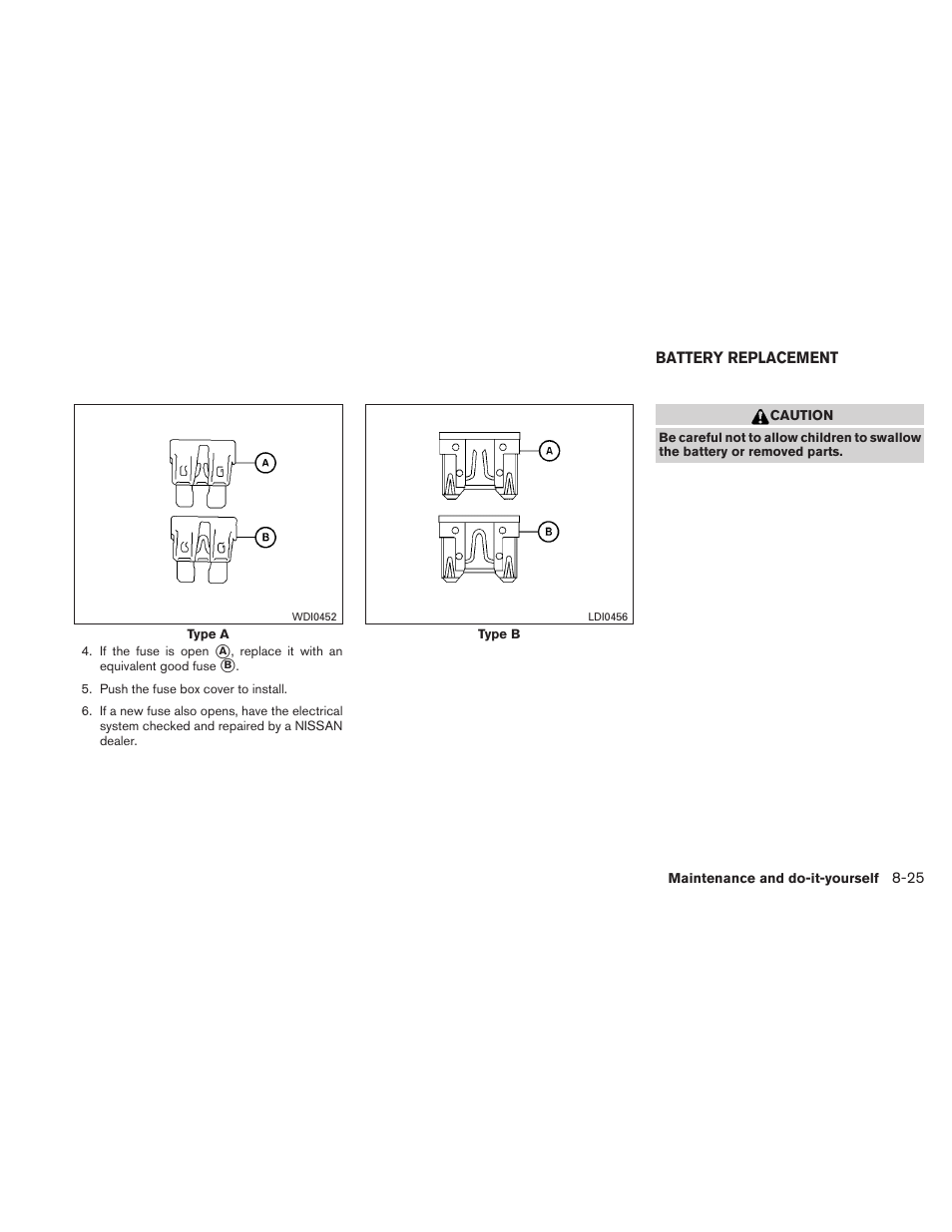 Battery replacement -25 | NISSAN 2010 Altima User Manual | Page 378 / 438