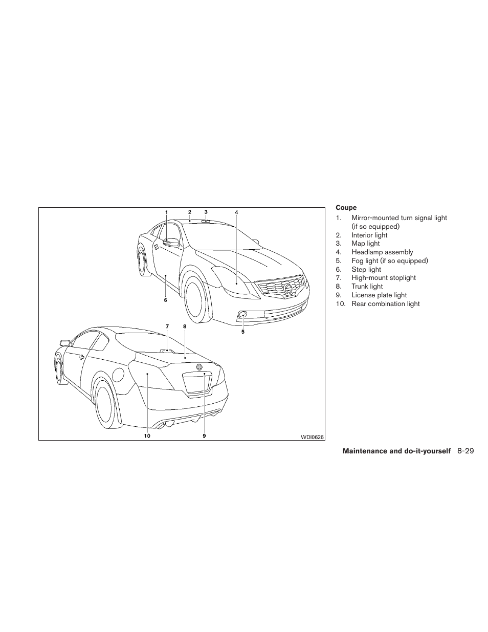 NISSAN 2010 Altima User Manual | Page 382 / 438