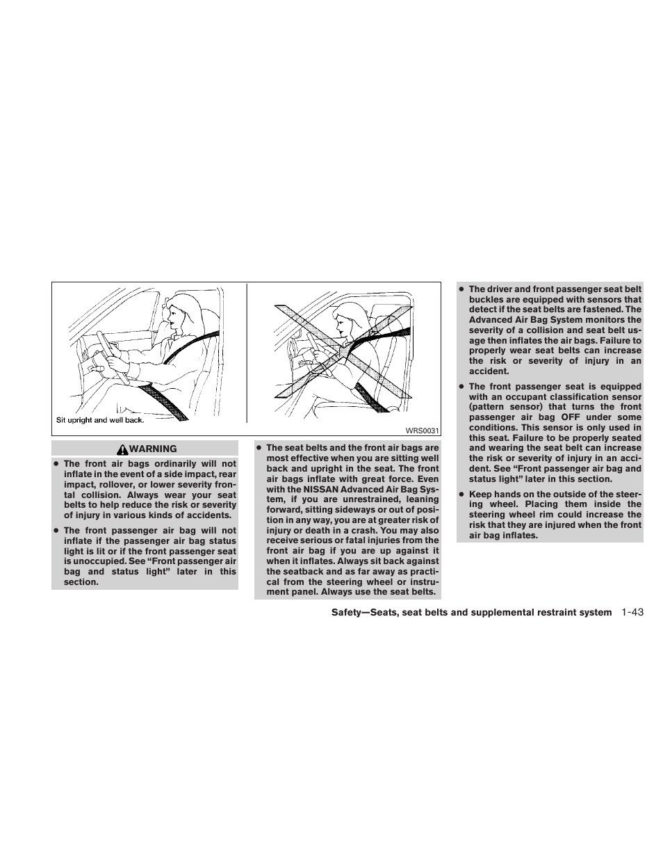 NISSAN 2010 Altima User Manual | Page 62 / 438