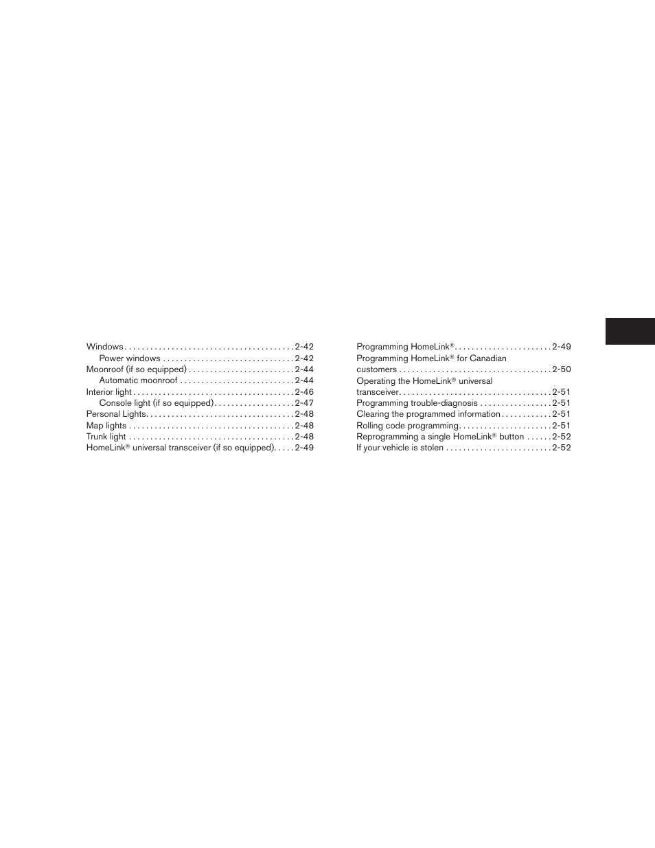 NISSAN 2010 Altima User Manual | Page 78 / 438