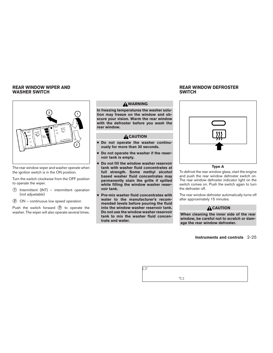 NISSAN 2009 Xterra User Manual | Page 101 / 336