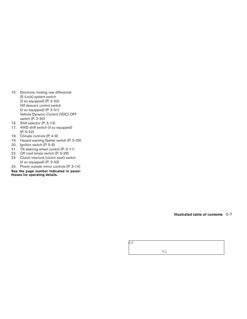 NISSAN 2009 Xterra User Manual | Page 13 / 336