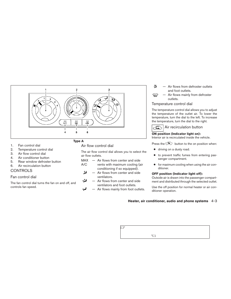 Controls -3 | NISSAN 2009 Xterra User Manual | Page 141 / 336