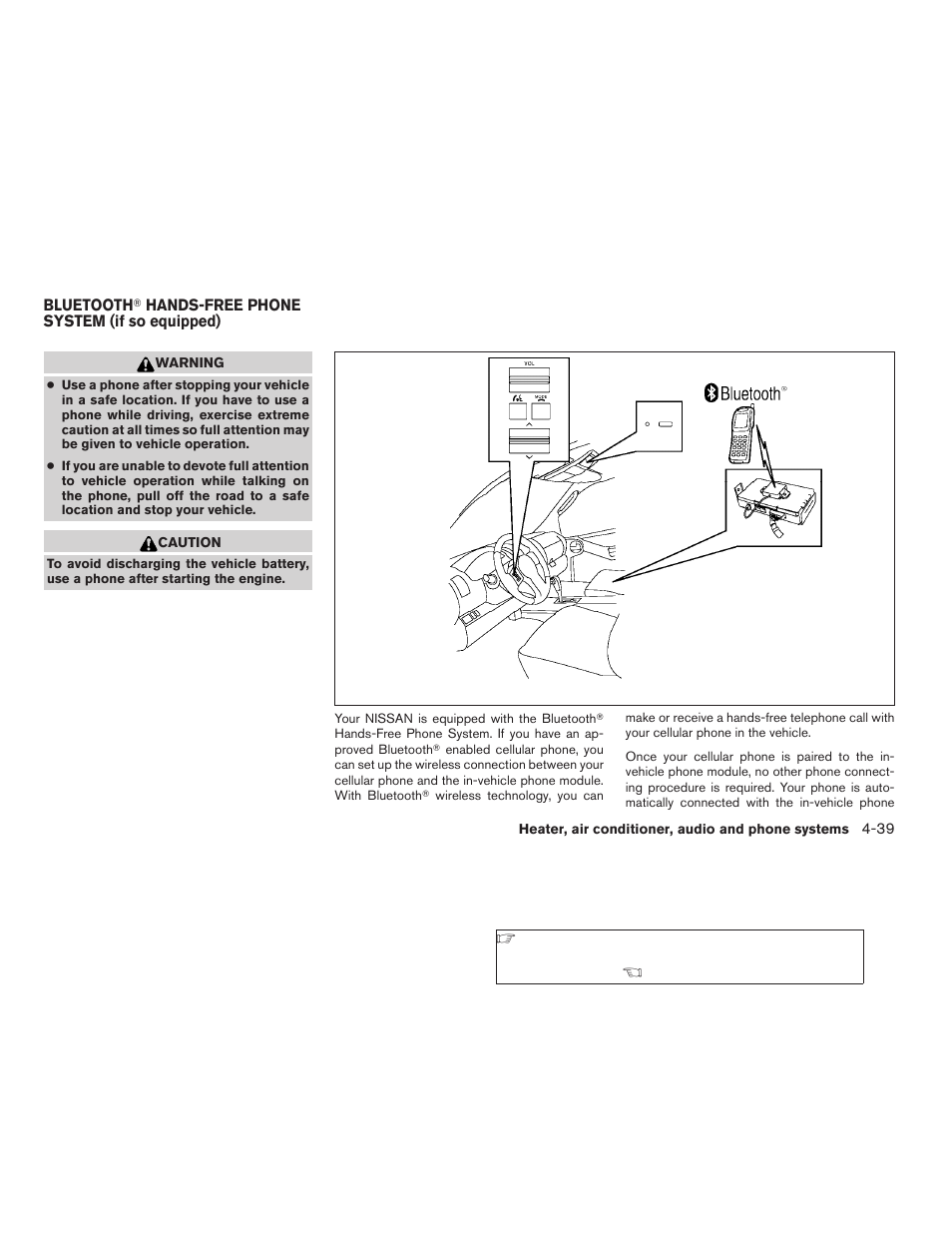 Bluetooth, Hands-free phone system, If so equipped) -39 | NISSAN 2009 Xterra User Manual | Page 177 / 336