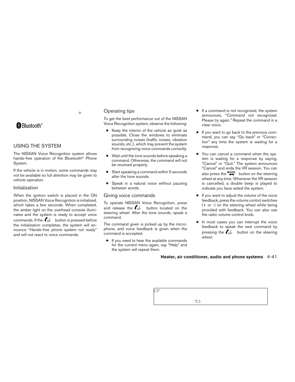 Using the system -41 | NISSAN 2009 Xterra User Manual | Page 179 / 336