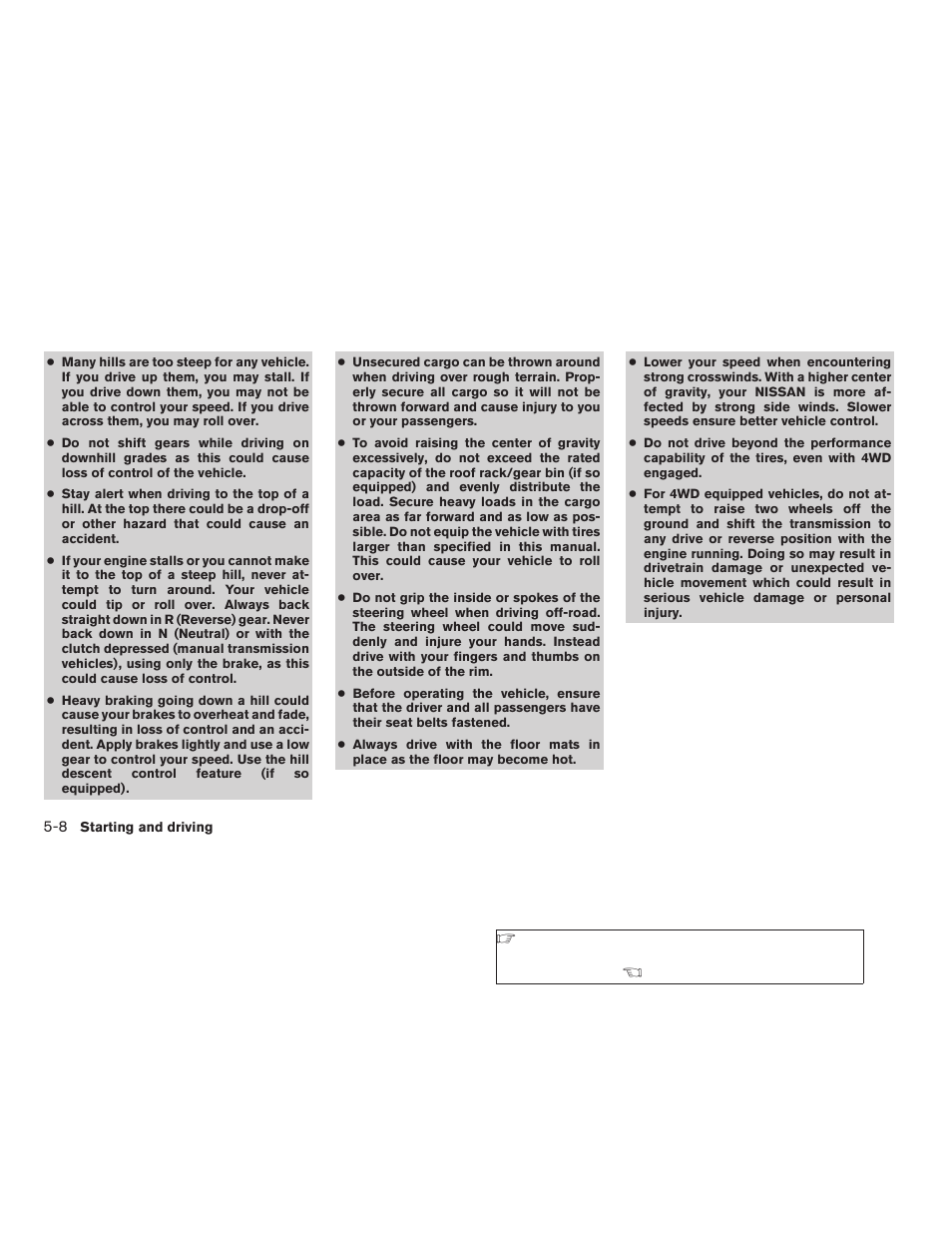NISSAN 2009 Xterra User Manual | Page 200 / 336