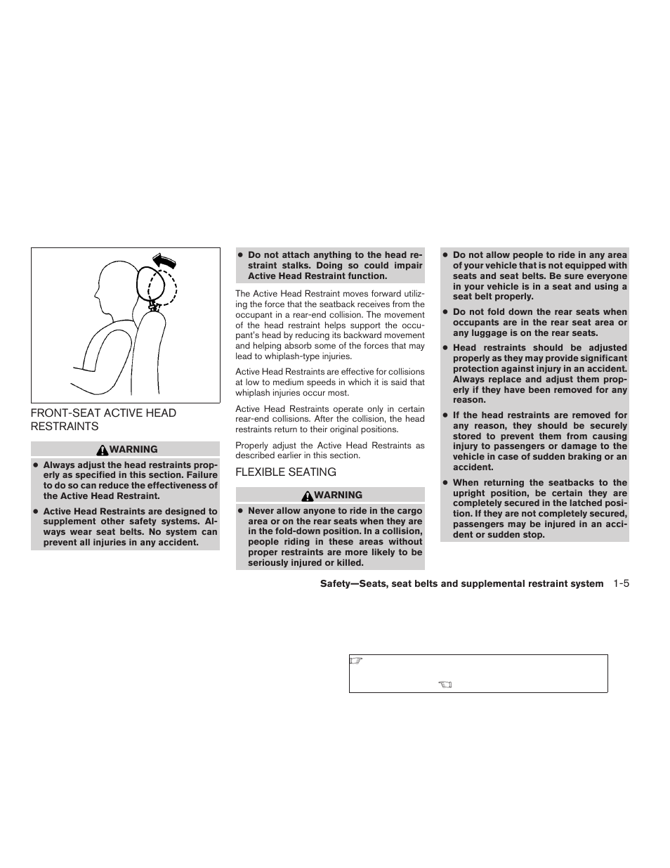 NISSAN 2009 Xterra User Manual | Page 21 / 336