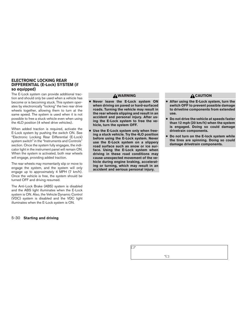 If so equipped) -30 | NISSAN 2009 Xterra User Manual | Page 222 / 336