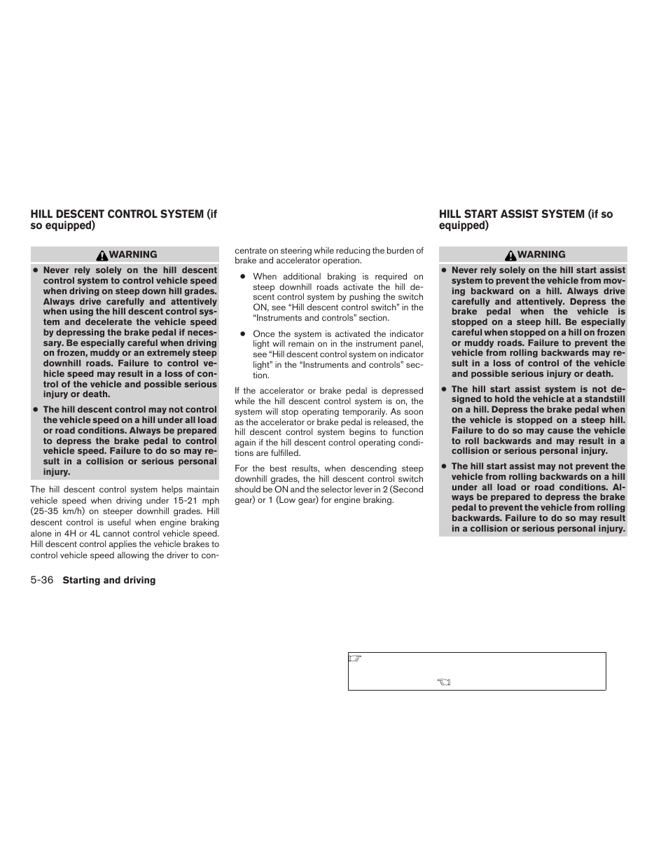 NISSAN 2009 Xterra User Manual | Page 228 / 336