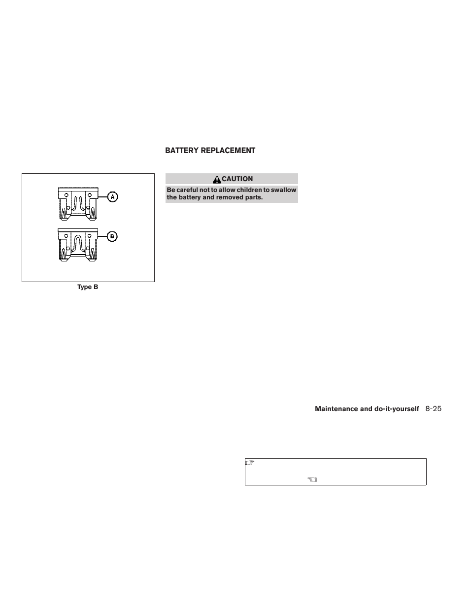 Battery replacement -25 | NISSAN 2009 Xterra User Manual | Page 277 / 336
